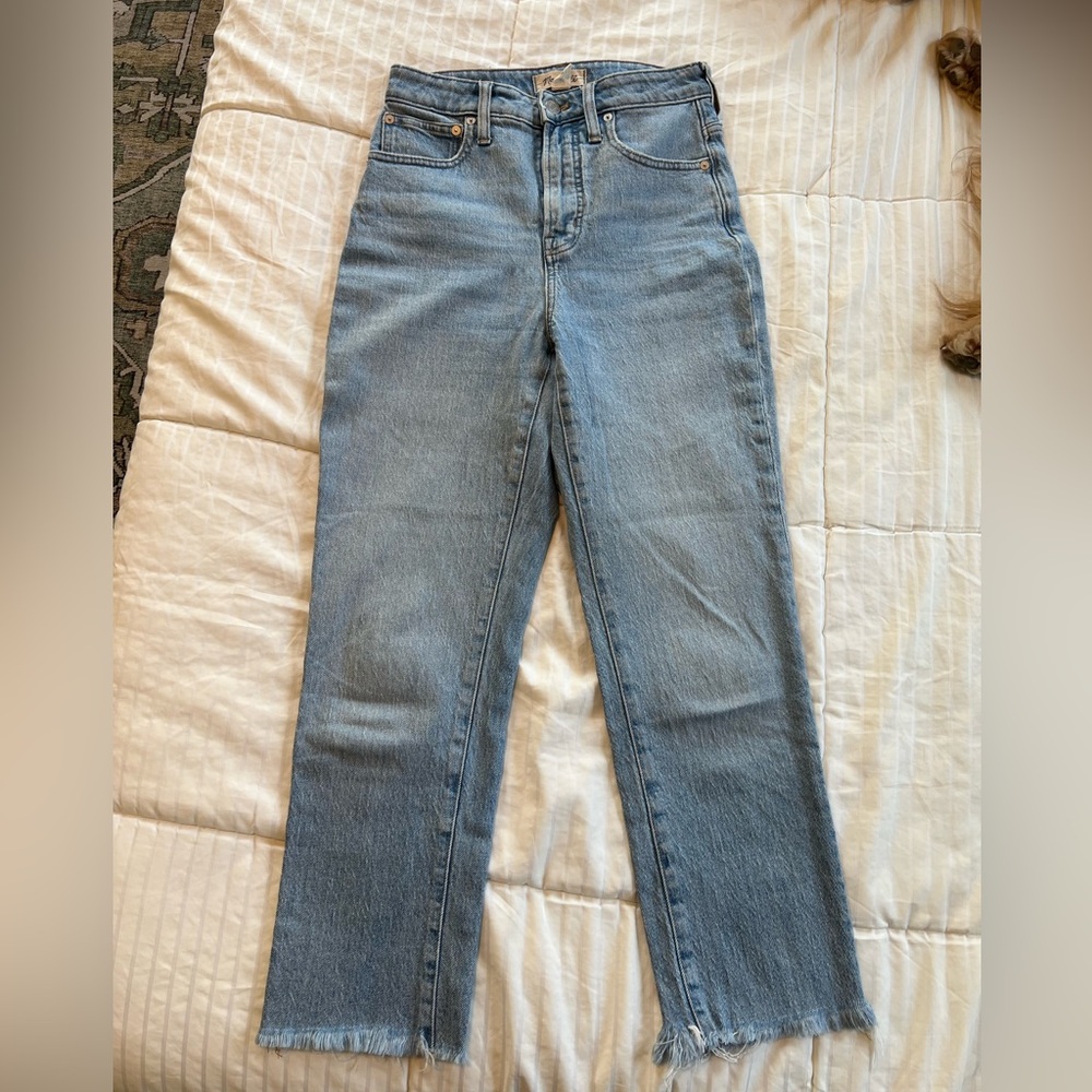 Madewell High Rise Light Blue Jeans